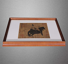 当雄书画装裱配框服务案例